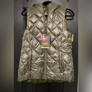 NWT Reversible Down Hoodie Vest